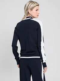 Striped Sweater Jacket