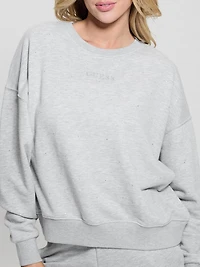 Rhinestone Logo Sweatshirt