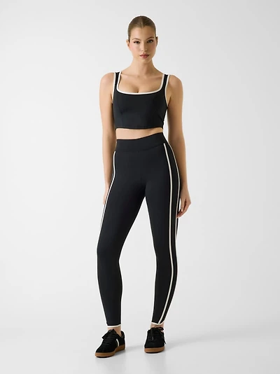 Side band seamless leggings