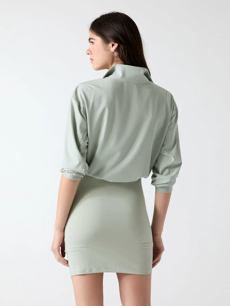 High neck sweatshirt
