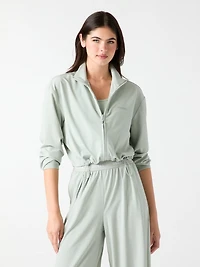 High neck sweatshirt