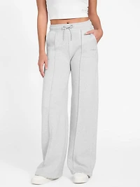 Straight wide-leg pants