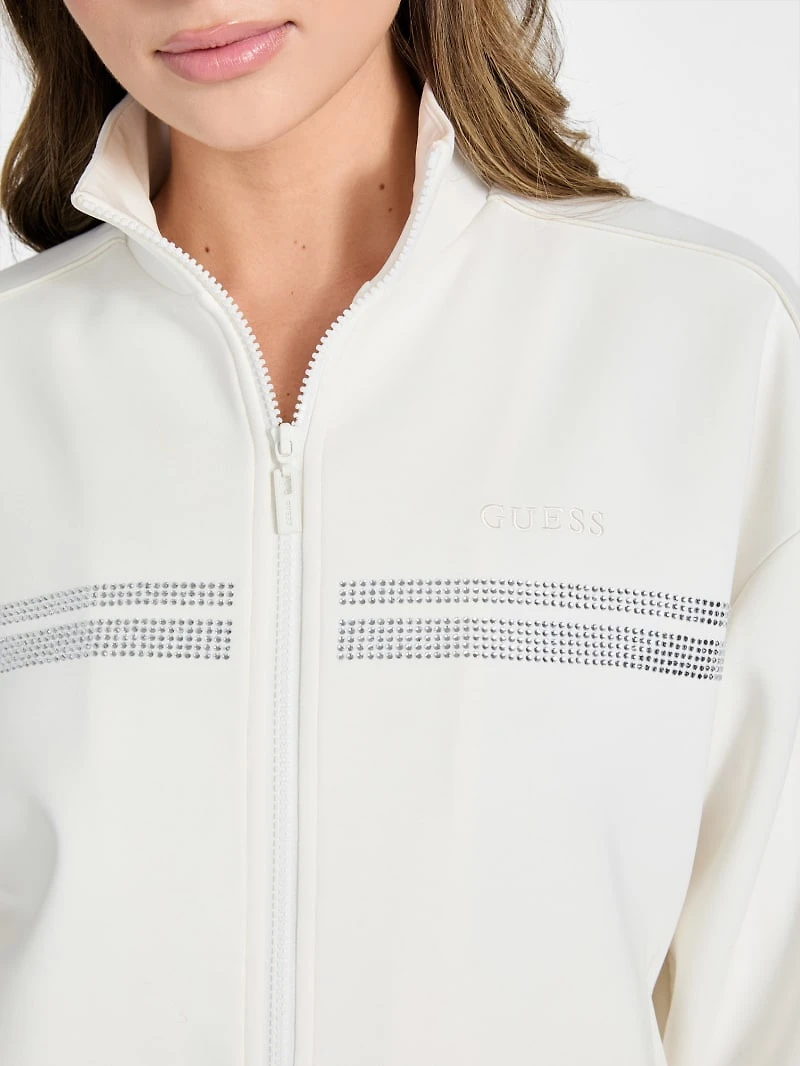 Rhinestone scuba sweatshirt