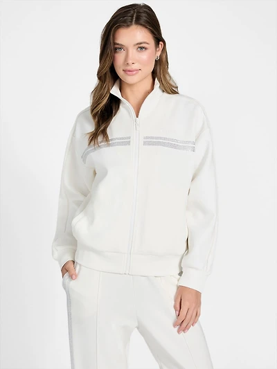 Rhinestone scuba sweatshirt