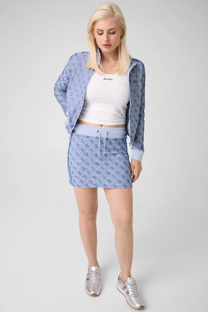 4G logo mini skirt