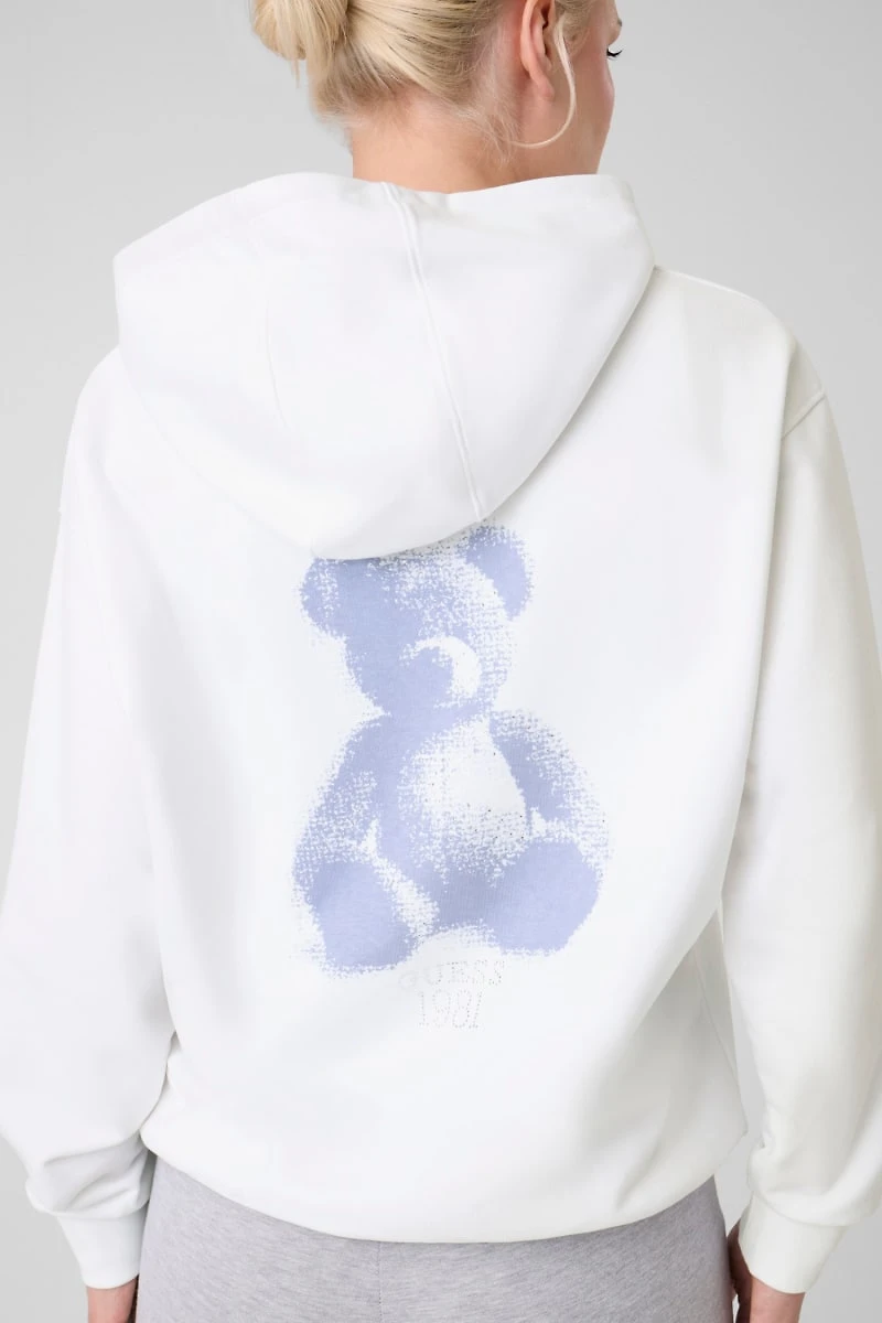 Printed hooded sweatshirt