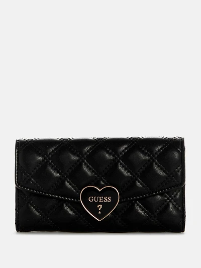 Vivian Quilted Slim Clutch