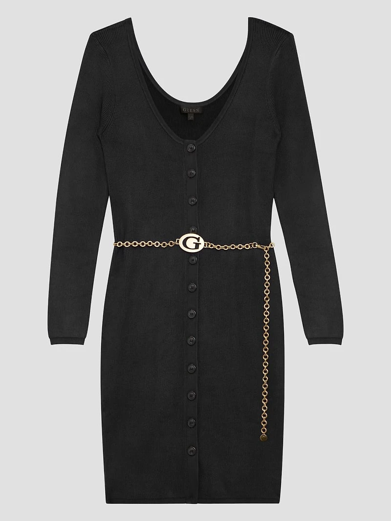 Eco Lorah Chain Belted Dress