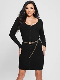 Eco Lorah Chain Belted Dress