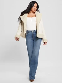 Ari Faux-Suede Embroidered Jacket