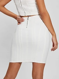 Eco Cecila Lace-Up Denim Skirt