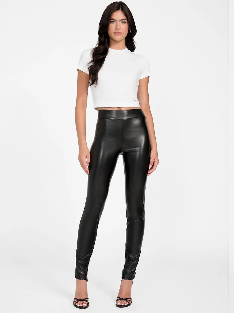 Prescilla Faux-Leather Leggings
