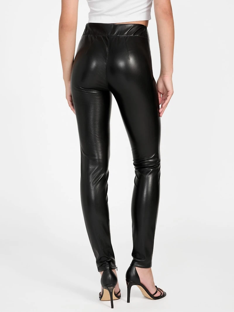 Prescilla Faux-Leather Leggings