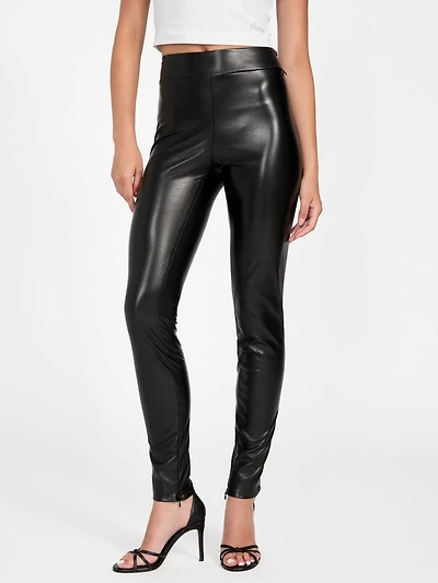 Prescilla Faux-Leather Leggings