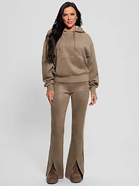 Eco Sueded Scuba-Knit Pants