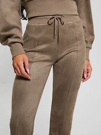 Eco Sueded Scuba-Knit Pants
