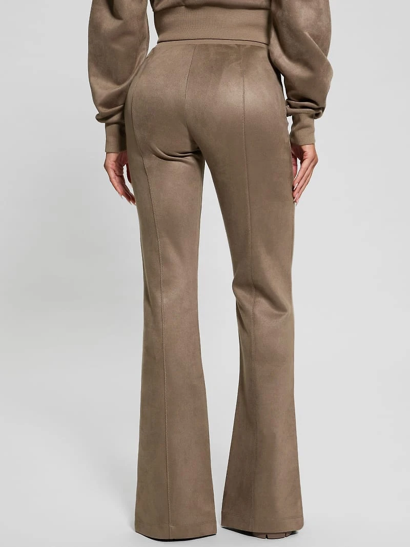 Eco Sueded Scuba-Knit Pants