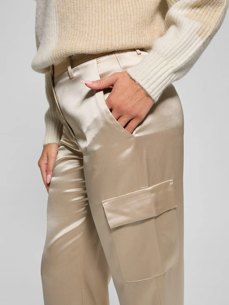 Megan Cargo Satin Pants