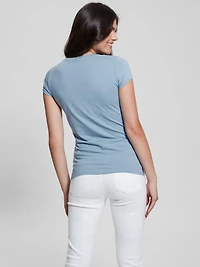 Eco Maze Rhinestone Triangle Logo Tee