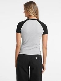 Slim Crest Logo Raglan Tee