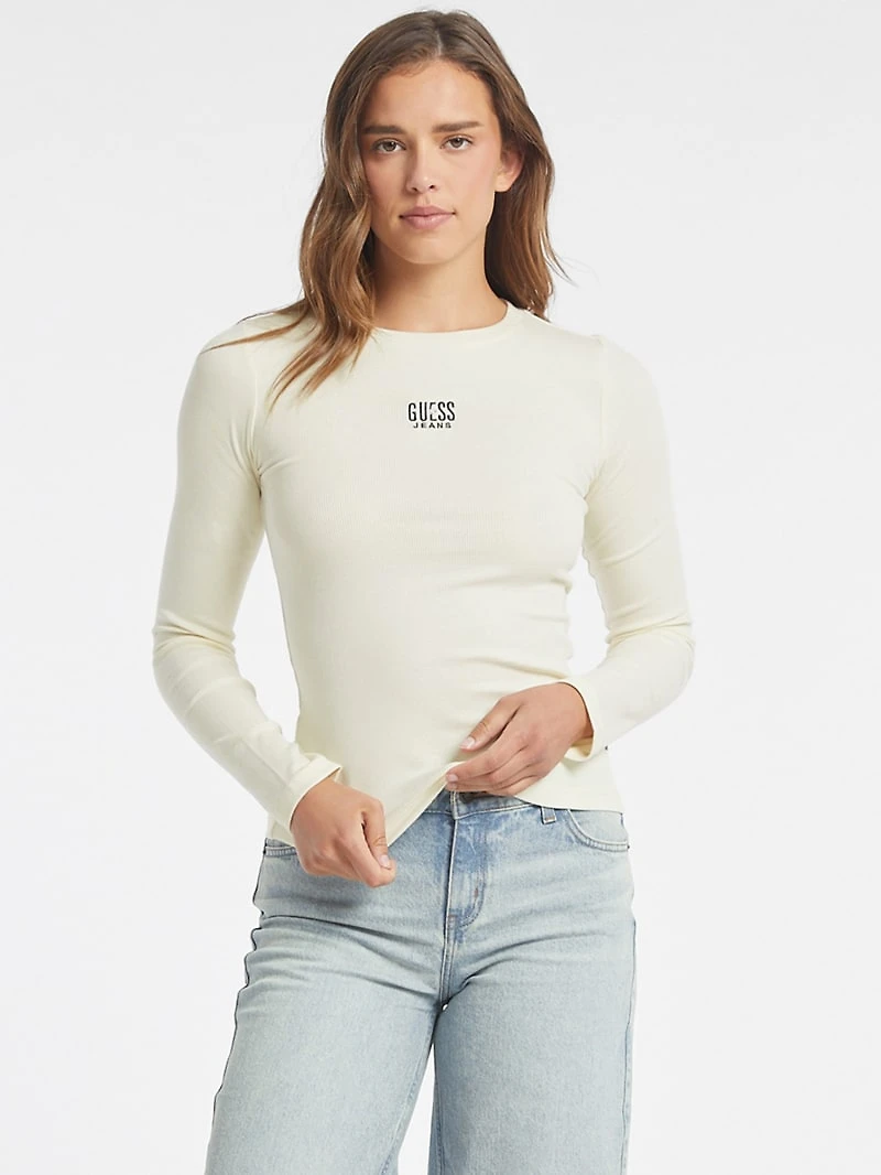 Slim Embroidered Logo Tee