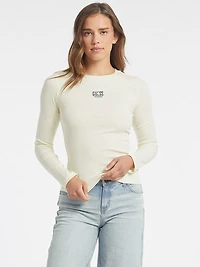 Slim Embroidered Logo Tee