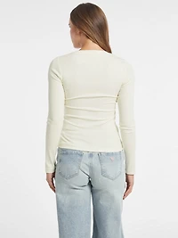 Slim Embroidered Logo Tee