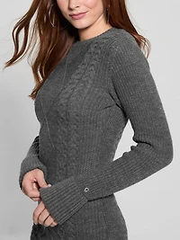 Serena Cable Sweater Dress