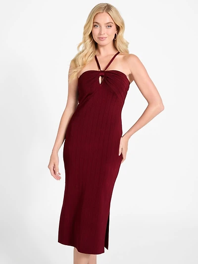 Sofie Keyhole Sweater Dress