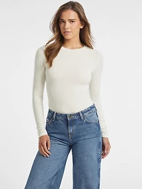 Embroidered Logo Bodysuit