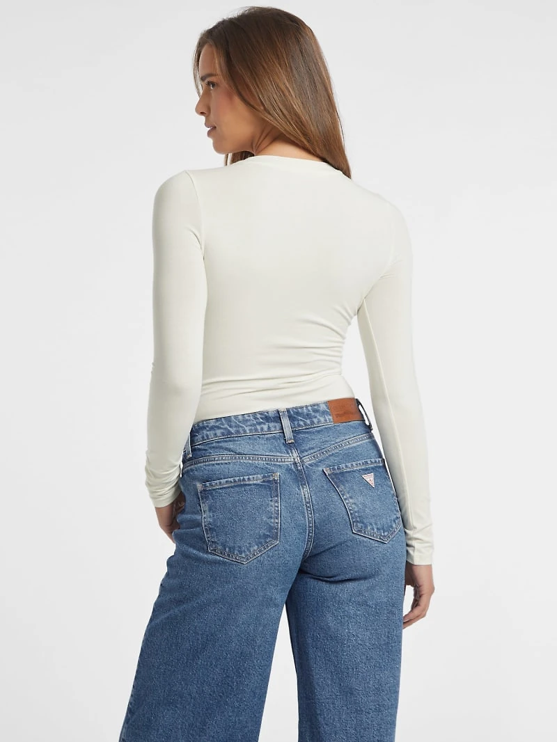 Embroidered Logo Bodysuit