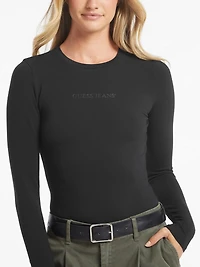 Embroidered Logo Bodysuit