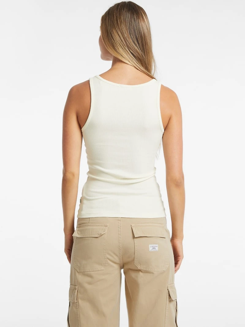 Slim Embroidered Logo Tank