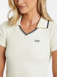 Slim Embroidered Logo Polo