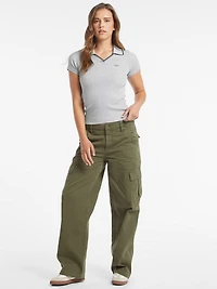 Slim Embroidered Logo Polo