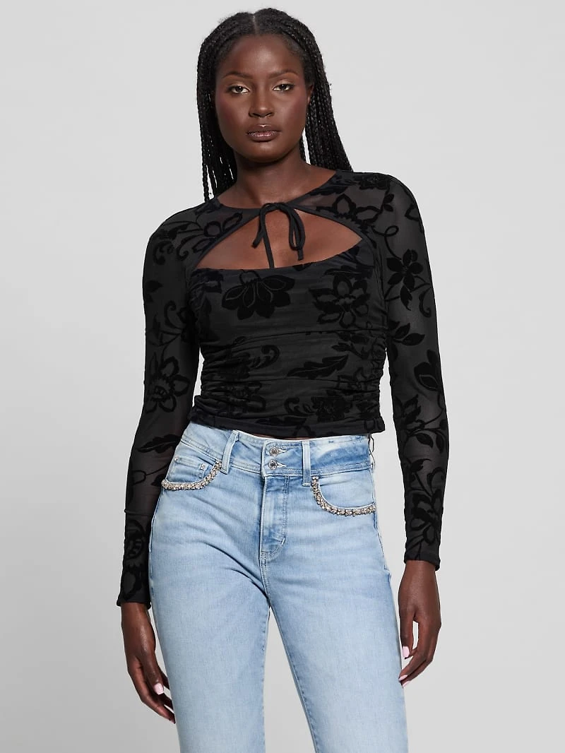 Larissa Tie-Front Top
