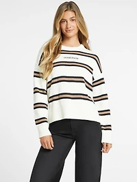 Striped Logo Sweater