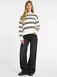 Striped Logo Sweater