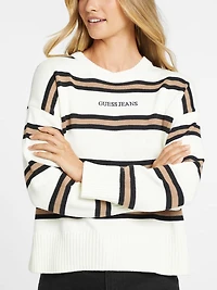 Striped Logo Sweater