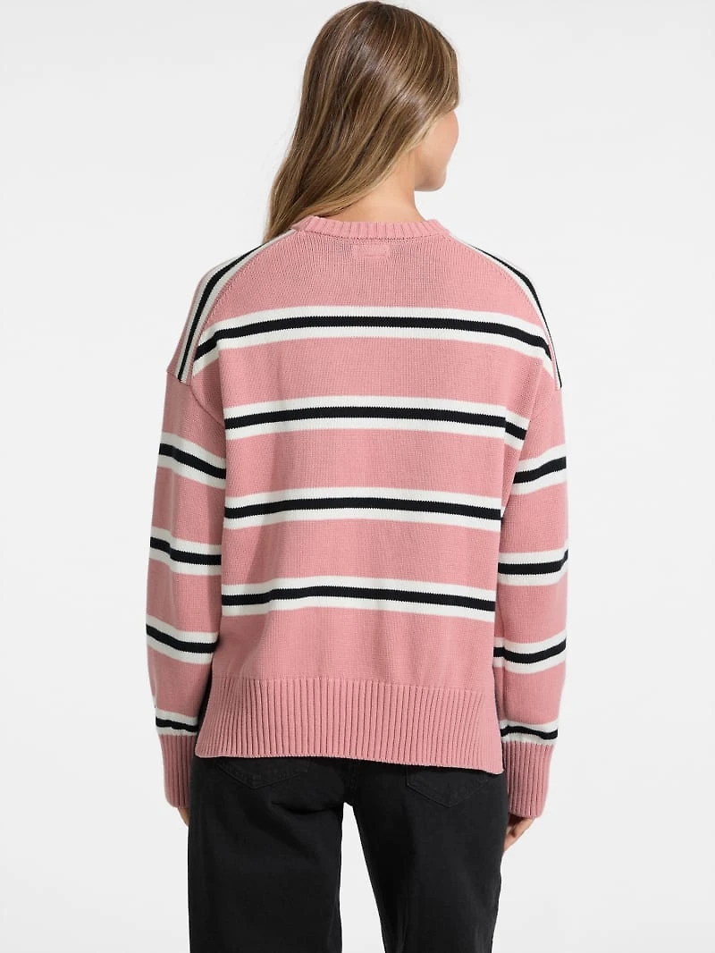 Striped Logo Sweater