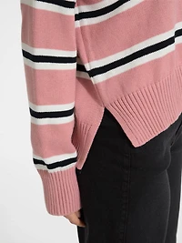 Striped Logo Sweater