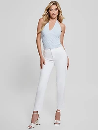 Lucia Wavy Sweater Halter Top