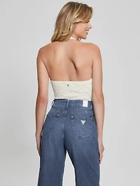 Lucia Wavy Sweater Halter Top