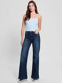 Keyla Fuzzy Sweater Crop Cami