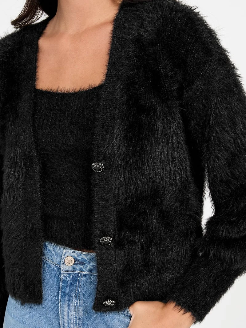 Keyla Fuzzy Cardigan