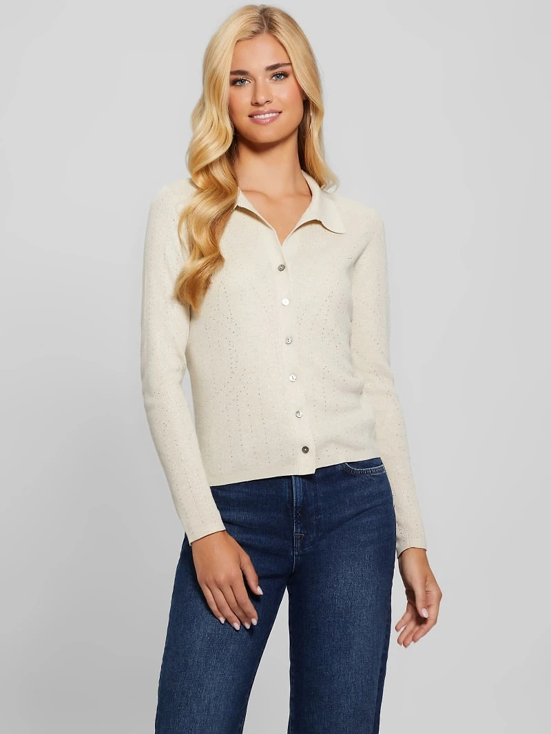 Giovanna Rhinestone Sweater Shirt
