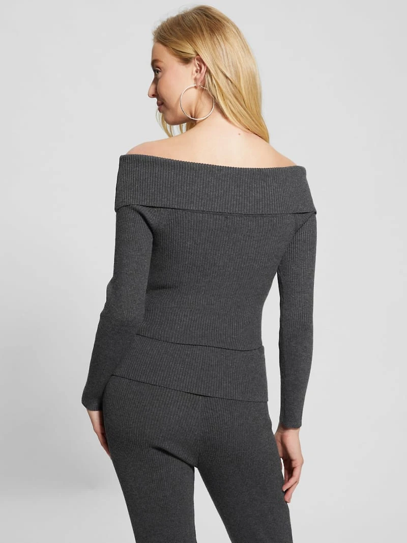Eco Nina Off-the-Shoulder Sweater