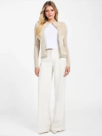 Eco Mila Faux-Fur Zipped Cardigan