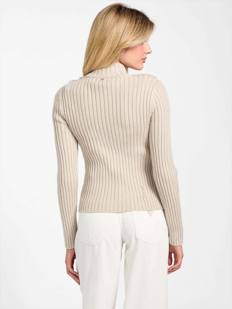 Eco Mila Faux-Fur Zipped Cardigan