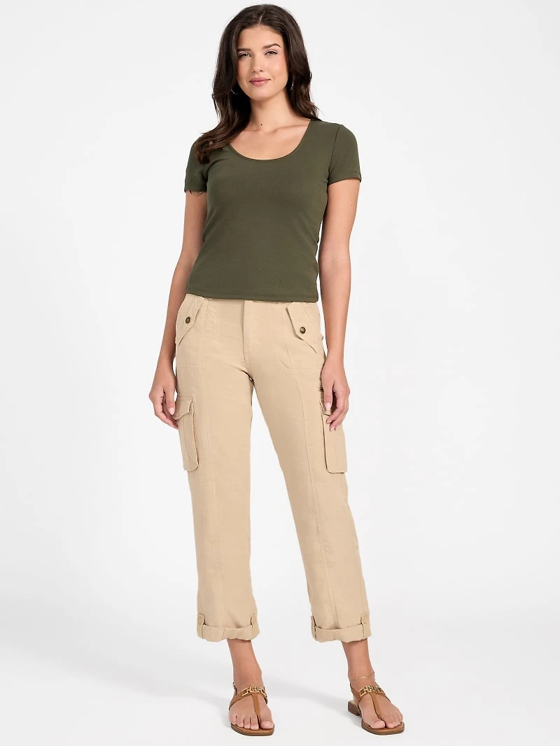 Nessi Linen Cargo Pants